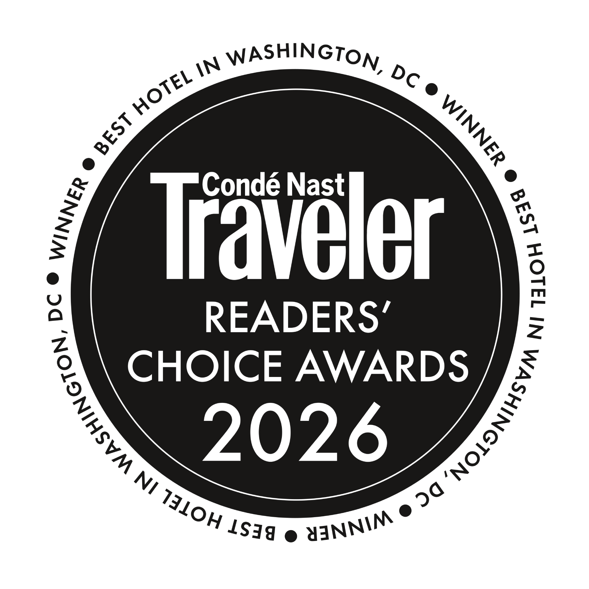 Condé Nast Traveler Readers’ Choice Awards 2026 Logo